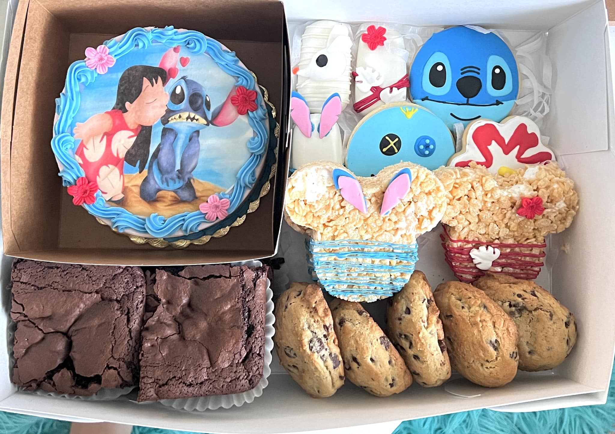 Mianas Bento Box with cake and treats