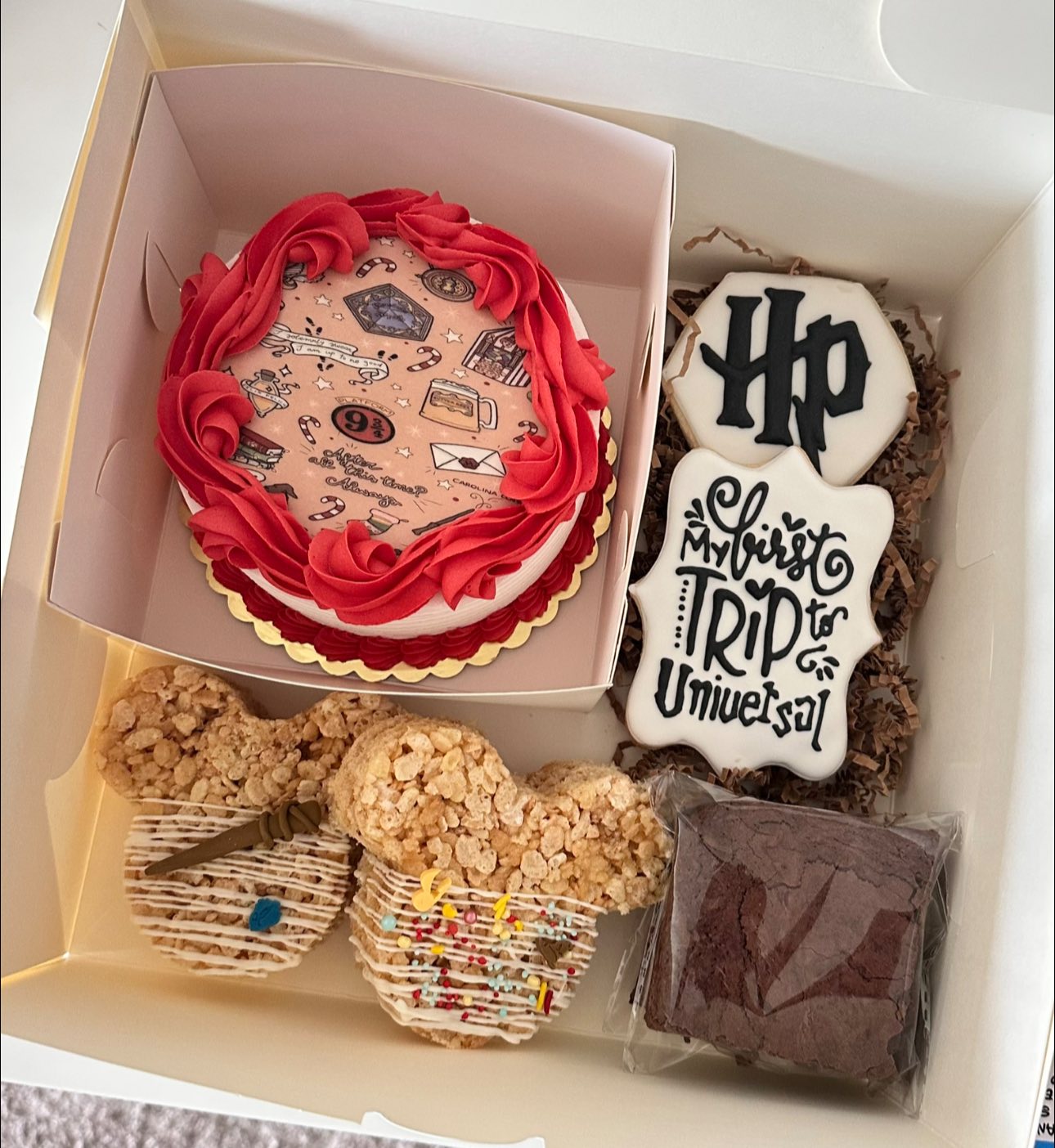 6 Treats Bento Box example with Harry Potter-inspired treats