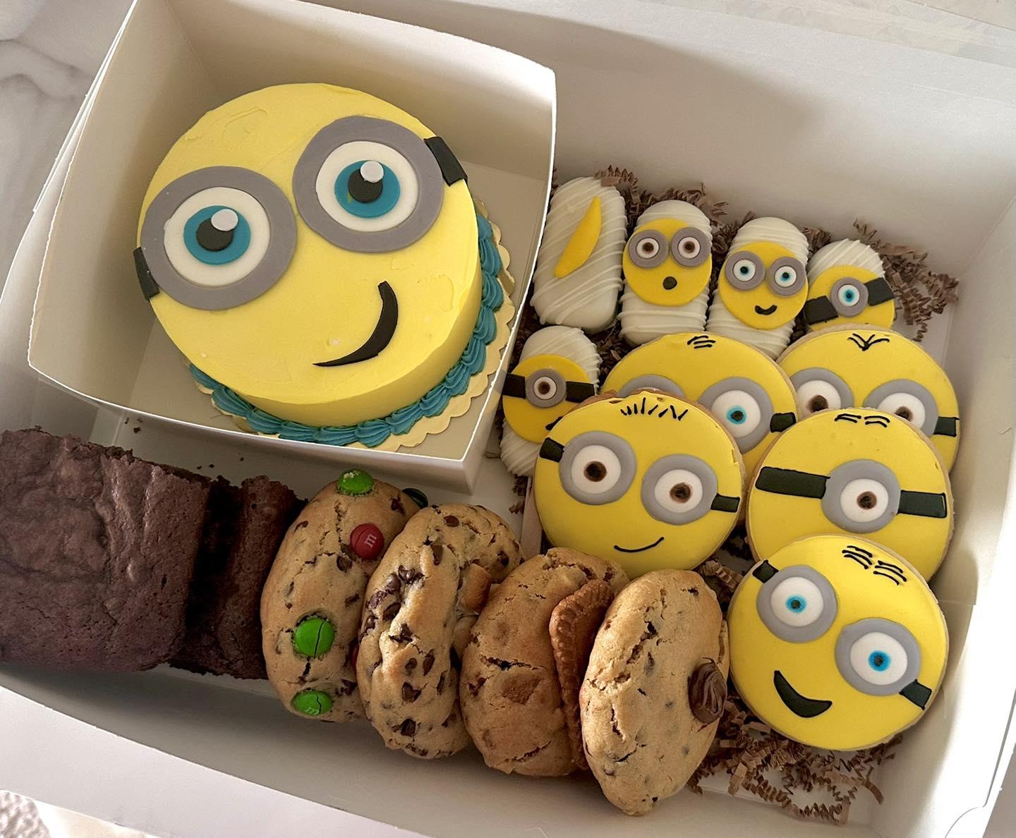 Minions cookie Bento Box